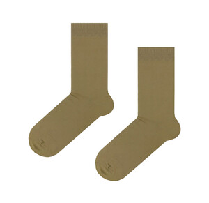 Фото - Високі шкарпетки SOX однотонні кольору мокко - Men box