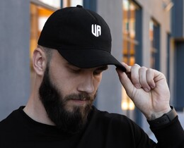 Фото - Кепка Pobedov Cap з вишитим білим логотипом UA - Men box