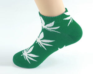 Фото - Короткі шкарпетки HUF. Колір зелений. Артикул: 27-0090 - Men box