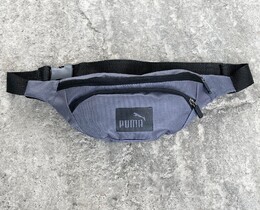 Фото - Фирменная сумка Intruder серого цвета с черным логотипом - Men box