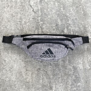 Фото - Чоловіча поясна сумка-бананка кольору сірий меланж - Men box