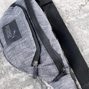 Фото - Сумка-бананка на пояс з брендовим логотипом - Men box