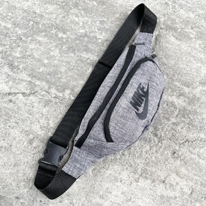 Фото - Бананка кольору сірий меланж із чорним принтом - Men box