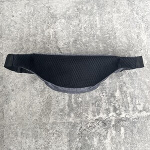 Фото - Бананка кольору сірий меланж із чорним принтом - Men box