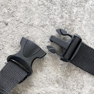 Фото - Бананка кольору сірий меланж із чорним принтом - Men box