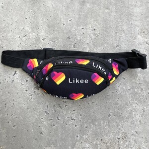 Фото - Бананка від бренду Intruder з принтом Likee чорна - Men box