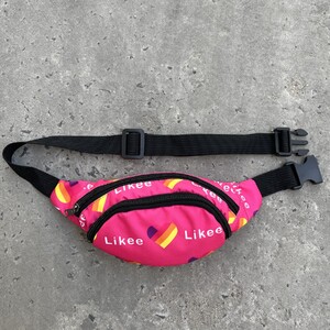 Фото - Жіноча бананка на три відділення Likee рожева - Men box