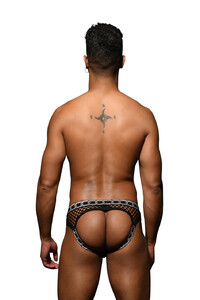 Фото - Джоки Andrew Christian чорні з сітчастими вставками - Men box