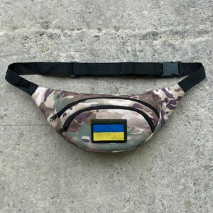 Фото - Бананка патріотична камуфляжного забарвлення з прапором - Men box