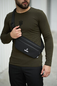 Фото - Бананка Intruder из материала Softshell черная - Men box
