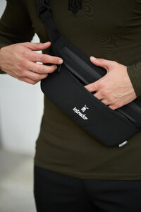 Фото - Бананка Intruder из материала Softshell черная - Men box