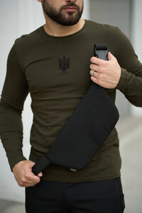 Фото - Бананка Intruder из материала Softshell черная - Men box