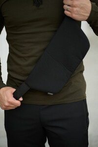 Фото - Бананка Intruder из материала Softshell черная - Men box