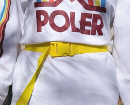 Фото - Репсовый ремень от бренда SOX. Цвет: желтый - Men box