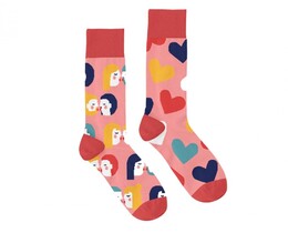 Фото - Різнопарні шкарпетки Sammy Icon із малюнком Love for all - Men box