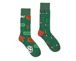 Фото - Високі шкарпетки від Sammy Icon зеленого кольору Electrobike - Men box