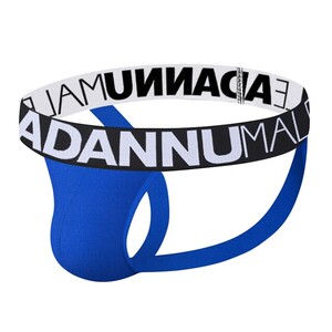 Фото - Джоки мужские ADANNU синего цвета с черной резинкой - Men box