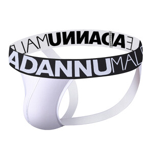 Фото - Джоки ADANNU хлопковые белого цвета с широкой резинкой - Men box