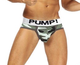Фото - Брифы мужские PUMP камуфляжные. Цвет: хаки - Men box