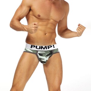 Фото - Бріфи чоловічі PUMP камуфляжні. Колір: хакі - Men box