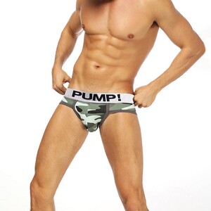 Фото - Бріфи чоловічі PUMP камуфляжні. Колір: хакі - Men box