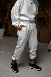 Фото - Спортивные штаны Intruder BOWL теплые белого цвета - Men box