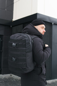 Фото - Рюкзак Intruder Fazan V2 чорного кольору з ременями - Men box