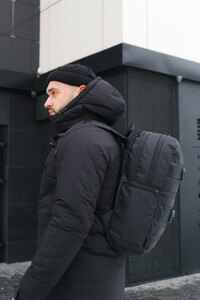 Фото - Рюкзак Intruder Fazan V2 чорного кольору з ременями - Men box