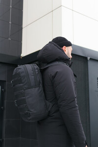 Фото - Рюкзак Intruder Fazan V2 чорного кольору з ременями - Men box