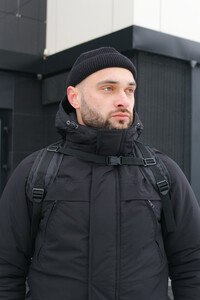 Фото - Рюкзак Intruder Fazan V2 чорного кольору з ременями - Men box