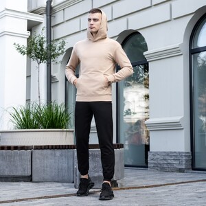 Фото - Худі Pobedov 97 трикотажне бежевого кольору - Men box