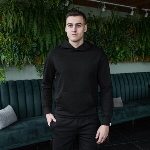 Фото - Спортивна кофта Pobedov 001 класична чорна - Men box