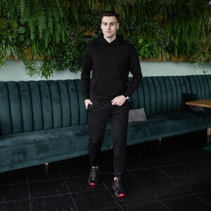 Фото - Спортивна кофта Pobedov 001 класична чорна - Men box
