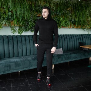 Фото - Спортивна кофта Pobedov 001 класична чорна - Men box