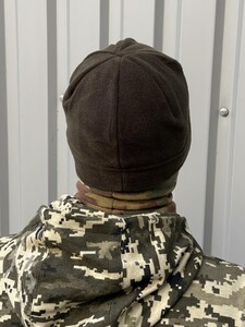 Фото - Шапка чоловіча Intruder флісова кольору хакі - Men box