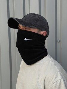 Фото - Бафф (шарф-хомут) мужской Intruder флисовый черного цвета - Men box