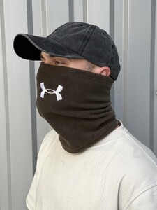 Фото - Шарф-снуд всесезонний від бренду Intruder кольору хакі - Men box