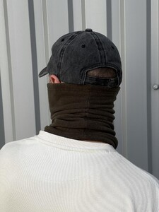 Фото - Шарф-снуд всесезонний від бренду Intruder кольору хакі - Men box