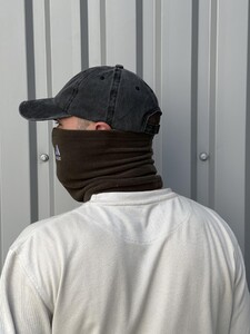 Фото - Бафф-хомут Intruder кольору хакі з білим логотипом - Men box