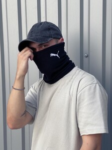 Фото - Бафф Intruder з флісу темно-синій з білим логотипом - Men box