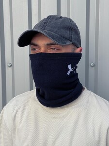 Фото - Шарф-бафф Intruder флісовий темно-синій з білим лого - Men box