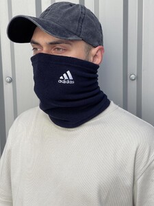 Фото - Шарф-хомут Intruder темно-синій з брендованим лого - Men box