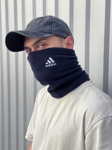 Фото - Шарф-хомут Intruder темно-синій з брендованим лого - Men box
