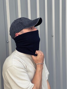 Фото - Шарф-снуд всесезонний від бренду Intruder темно-синій - Men box