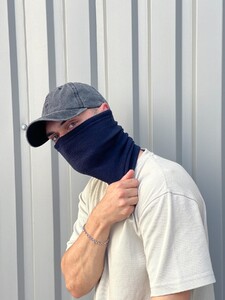 Фото - Шарф-снуд всесезонний від бренду Intruder темно-синій - Men box