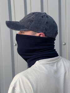 Фото - Шарф-снуд всесезонний від бренду Intruder темно-синій - Men box