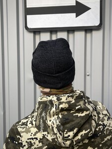 Фото - Шапка Intruder трикотажна сірого кольору без малюнка - Men box