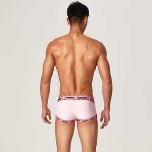 Фото - Мужские трусы Tauwell из хлопковой ткани. Цвет: розовый - Men box