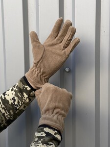 Фото - Рукавички теплі Intruder флісові бежевого кольору - Men box