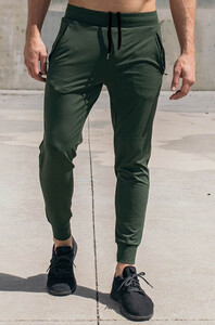 Фото - Спортивные штаны BUTZ трикотажные цвета хаки - Men box